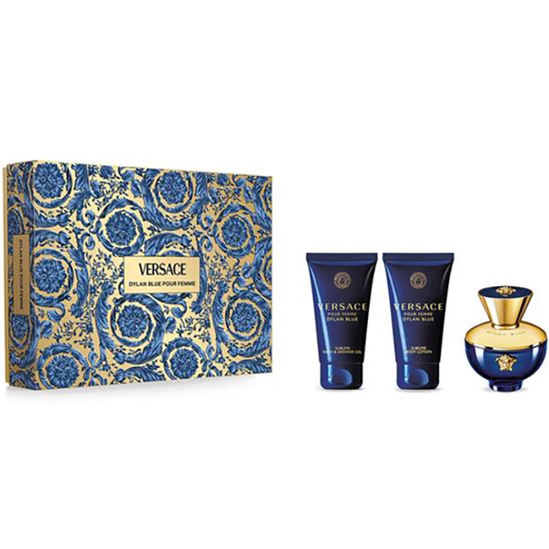 COFFRET VERSACE DYLAN BLUE 50ML FEMME